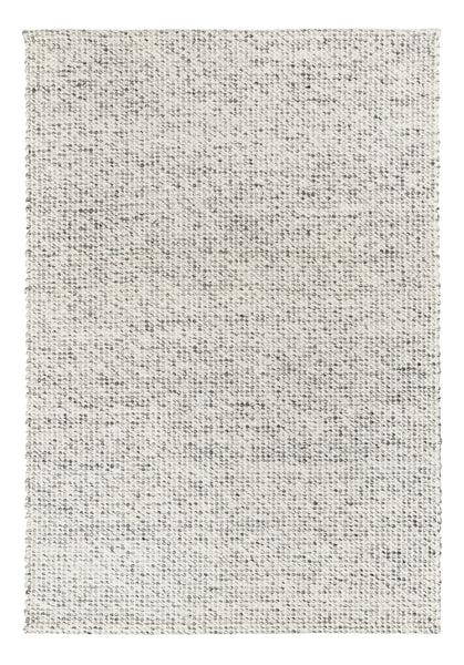 Vaasa Marbled Grey Chunky Wool Rug