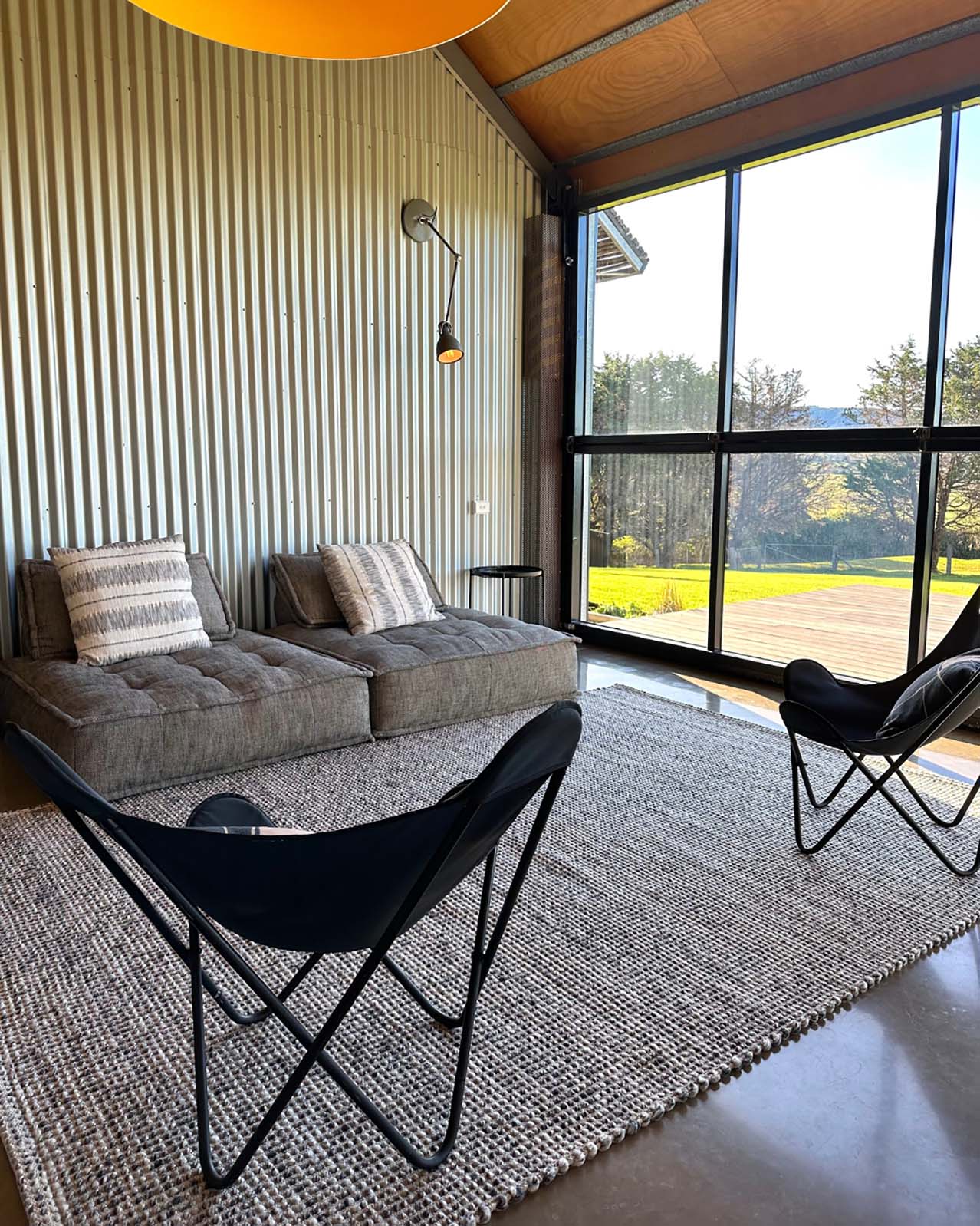 Vaasa Marbled Grey Chunky Wool Rug