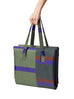 Varda Olive Navy and Oxblood Terra Mat