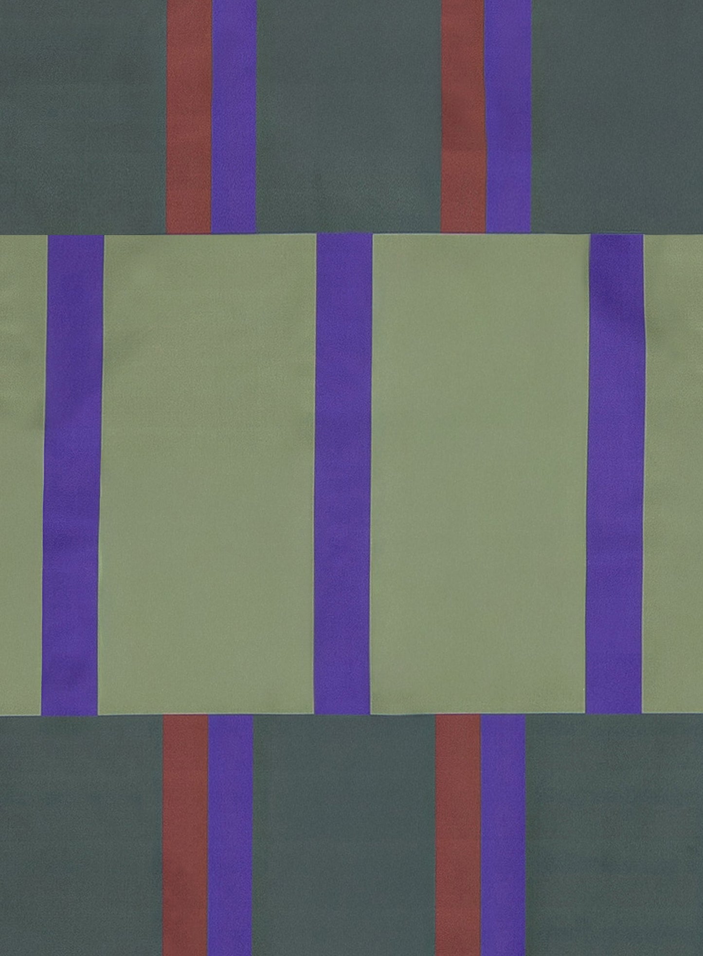 Varda Olive Navy and Oxblood Beach Mat