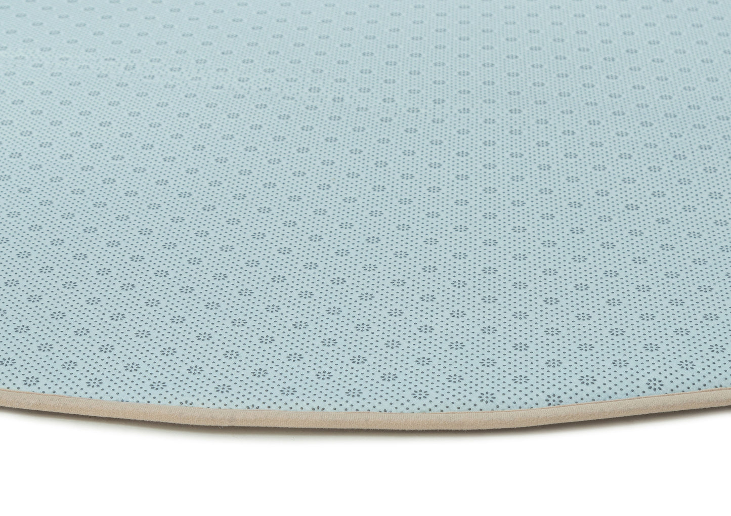 Vela Brown Grey Plush Rollie Pollie Round Playmat