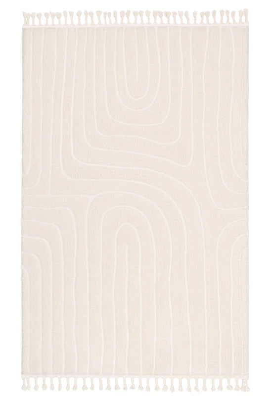 Venus Ivory Abstract Rug