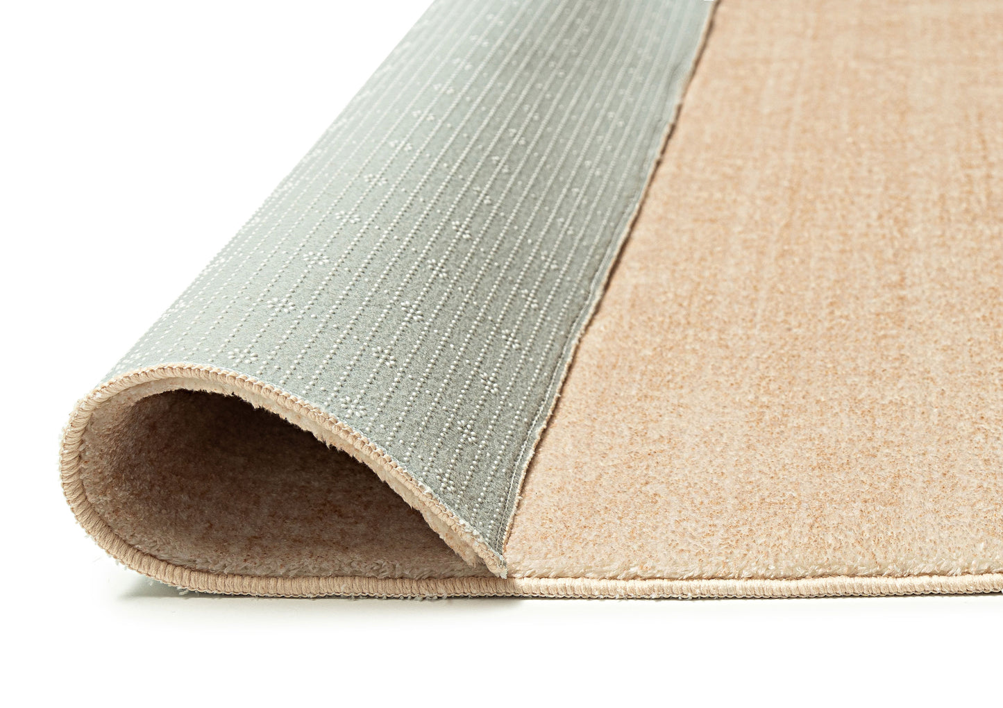 Victoria Beige Cream Minimal Washable Rug