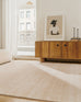 Victoria Beige Cream Minimal Washable Rug