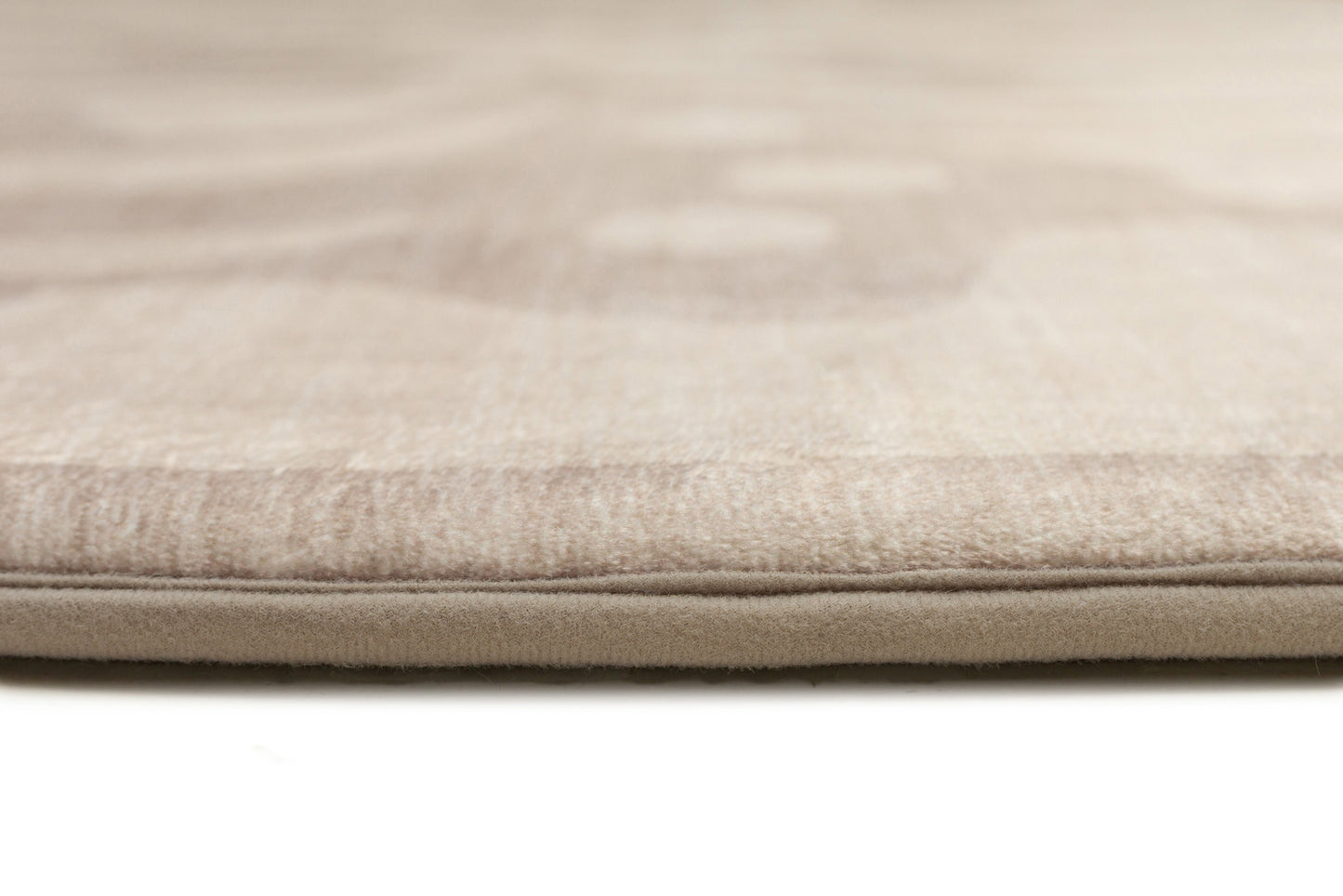 Viki Grey Beige Leaves Rollie Pollie Round Playmat