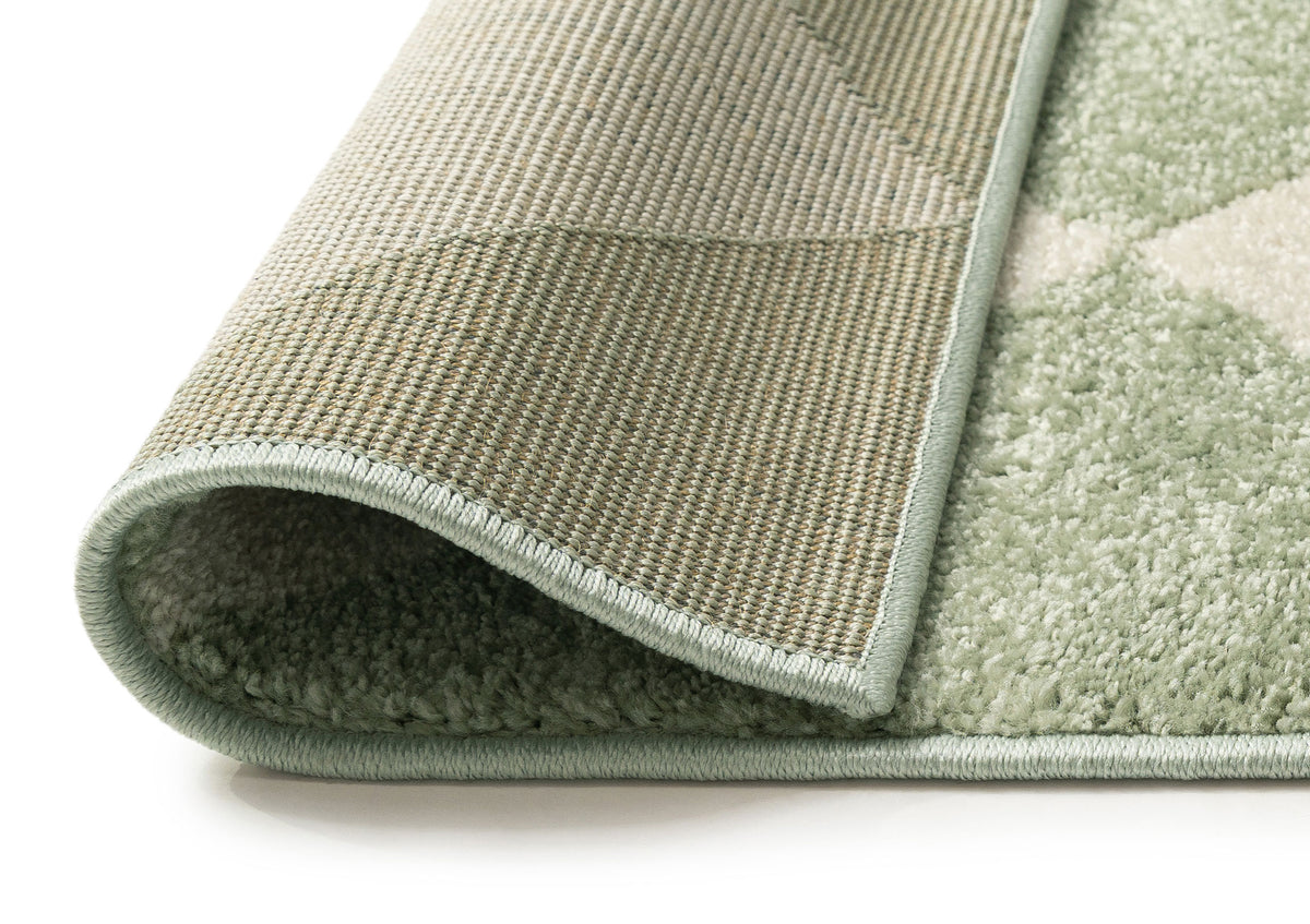 Winifred Green Harlequin Rug
