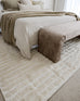 Yoanna Ivory Abstract Striped Rug