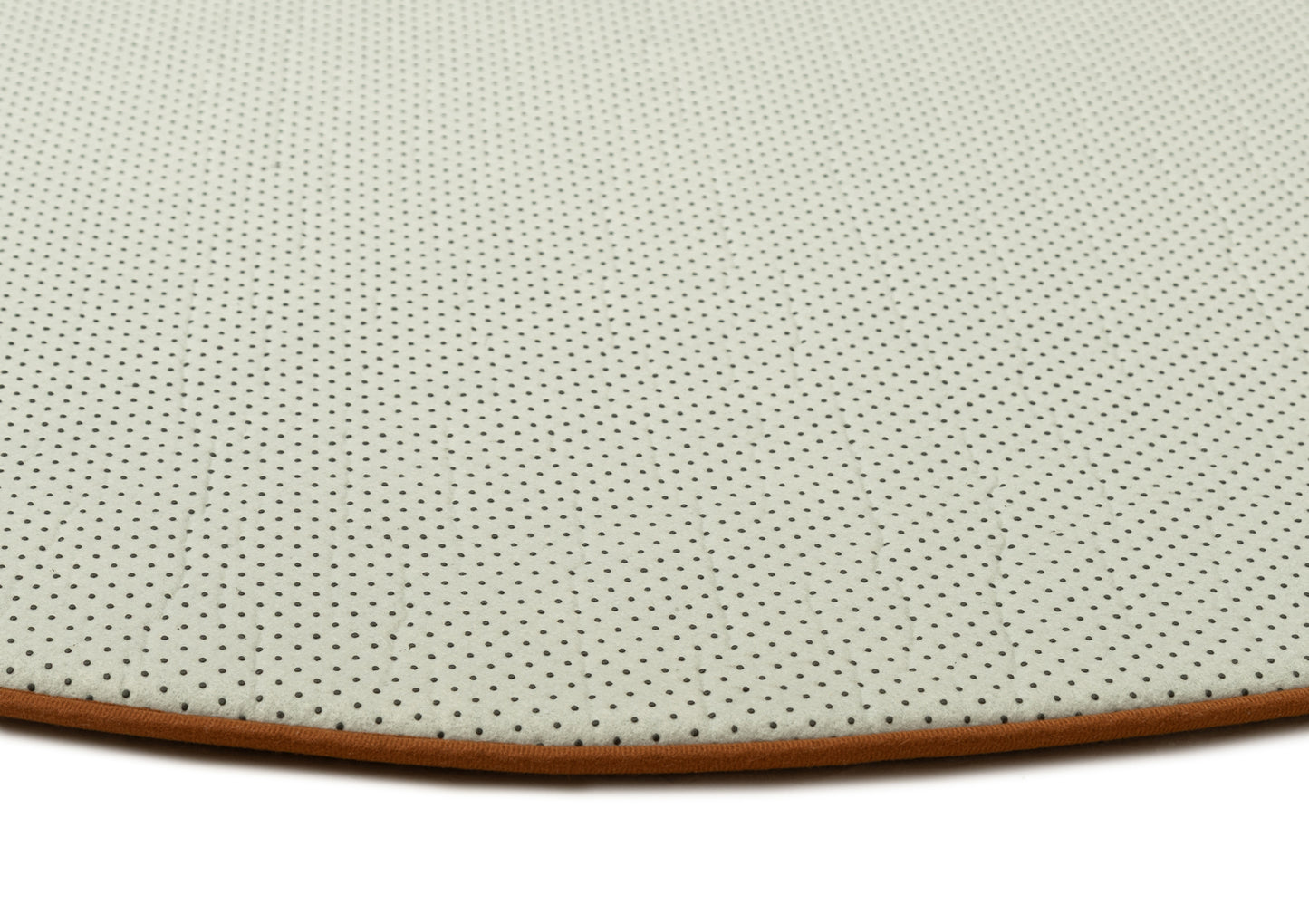 Yuri Brown Leaves Rollie Pollie Round Playmat