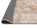Yvana Brown and Beige Traditional Distressed Washable Rug