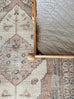 Yvana Brown and Beige Traditional Distressed Washable Rug