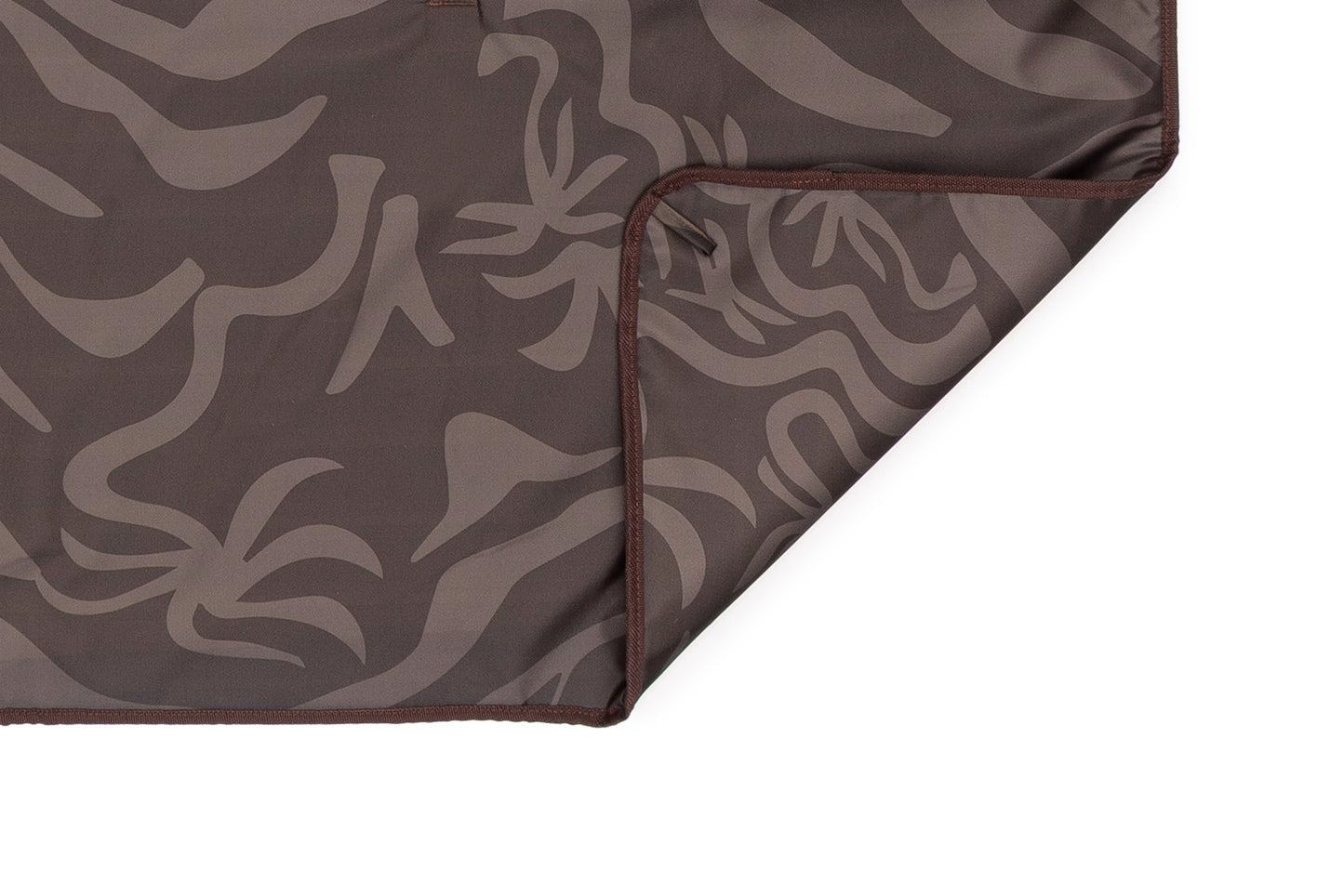 Zama Tonal Chocolate Beach Mat
