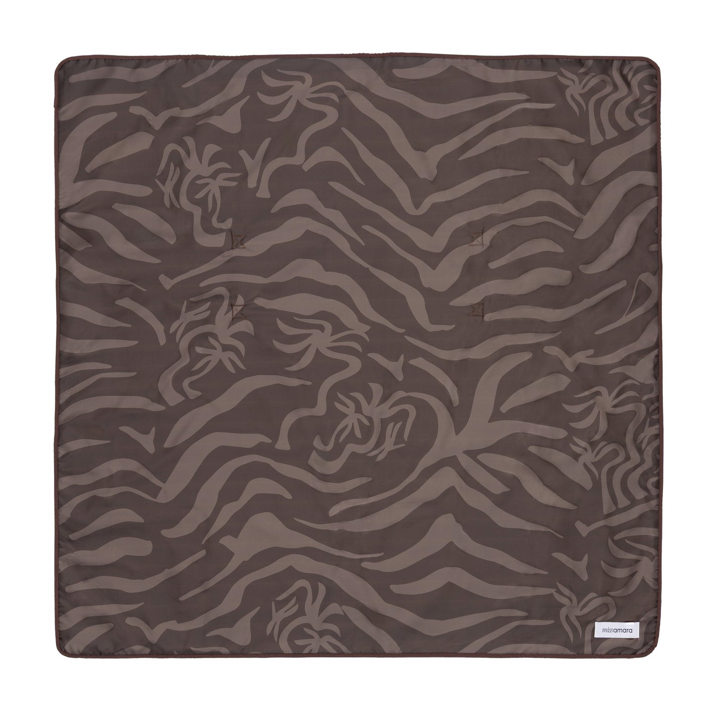 Zama Tonal Chocolate Beach Mat