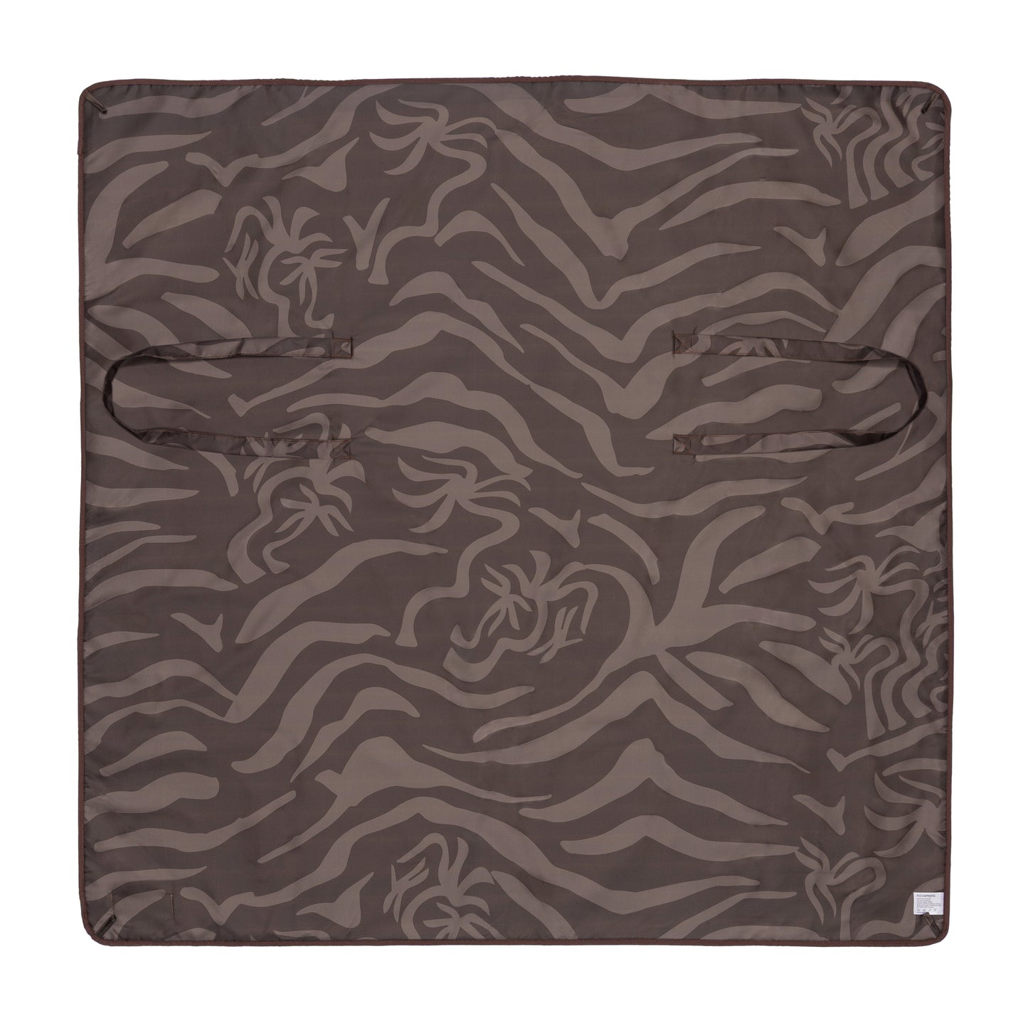 Zama Tonal Chocolate Beach Mat