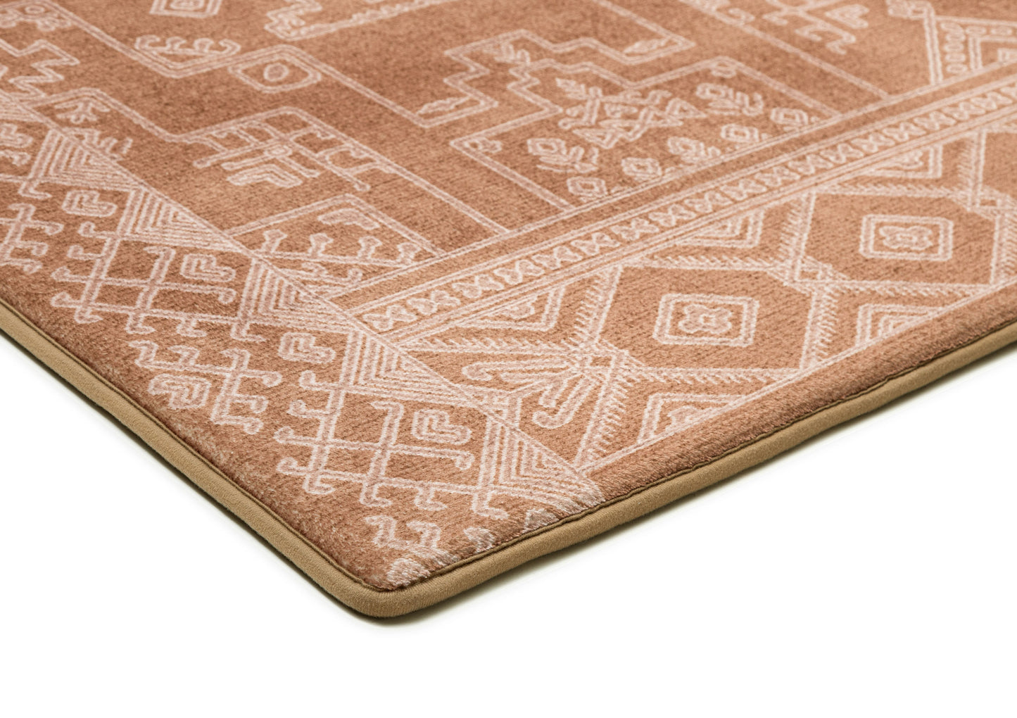 Zell Teracotta Brown Plush Rollie Pollie Playmat