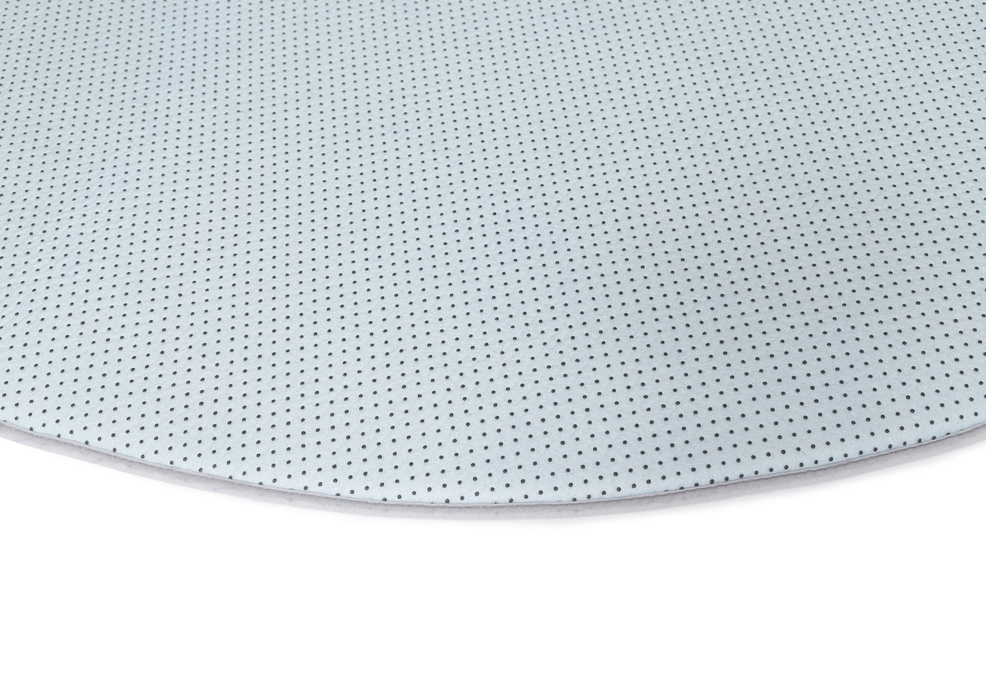 Zia Grey Plush Rollie Pollie Round Playmat