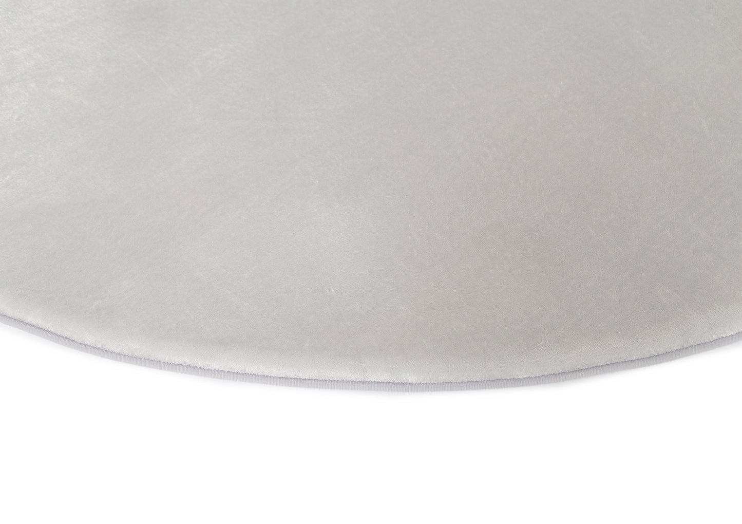 Zia Grey Plush Rollie Pollie Round Playmat