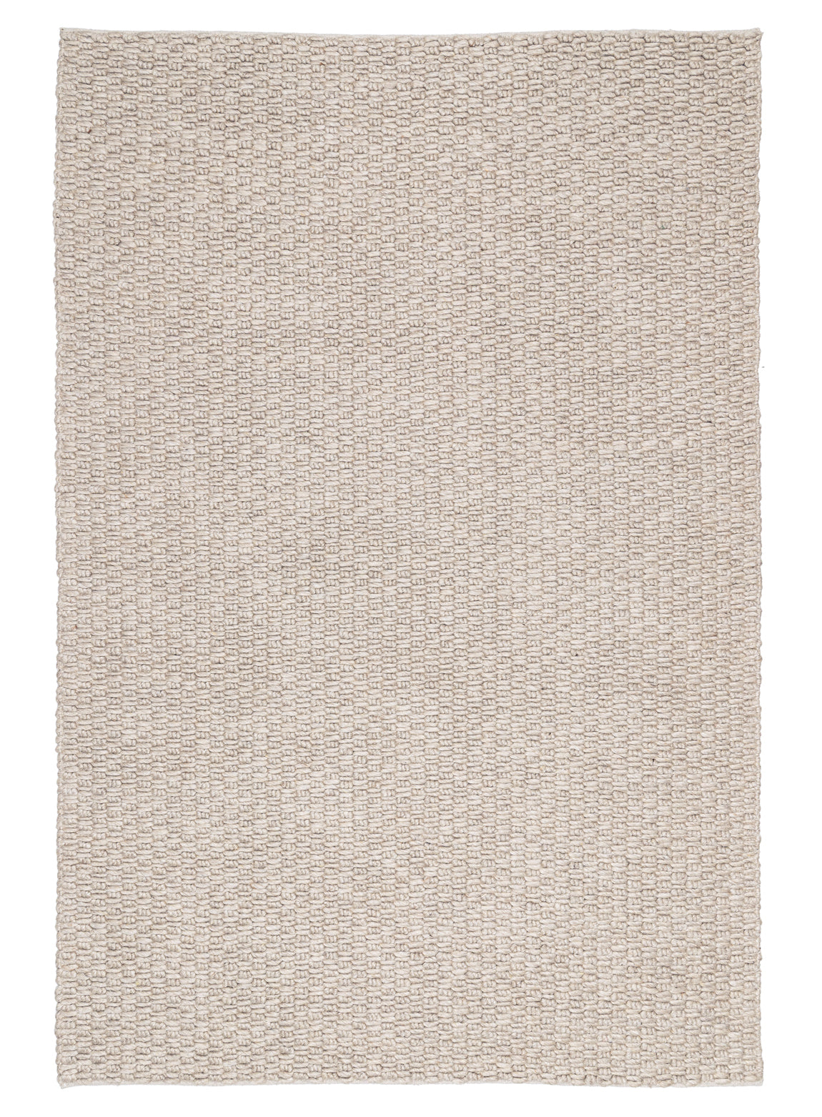 Zilya Beige Chunky Wool Rug