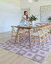 Zimra Light Pink Washable Rug