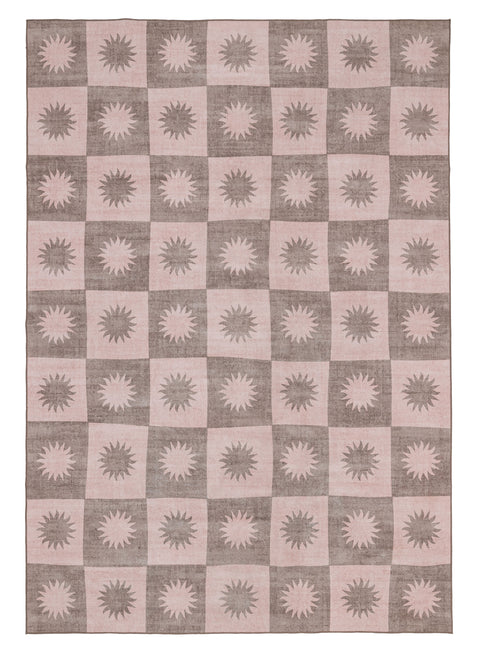 Zimra Light Pink Washable Rug