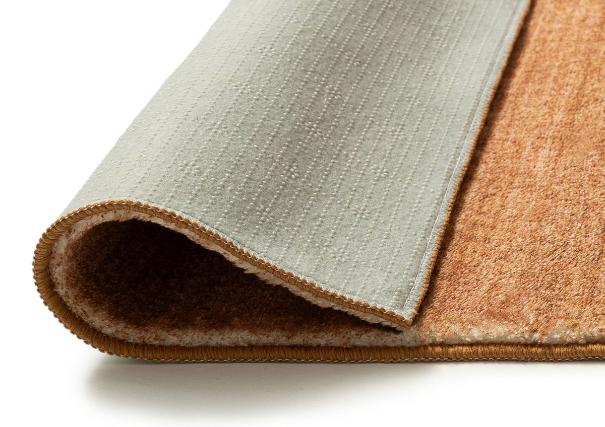 Zoey Caramel Washable Runner Rug