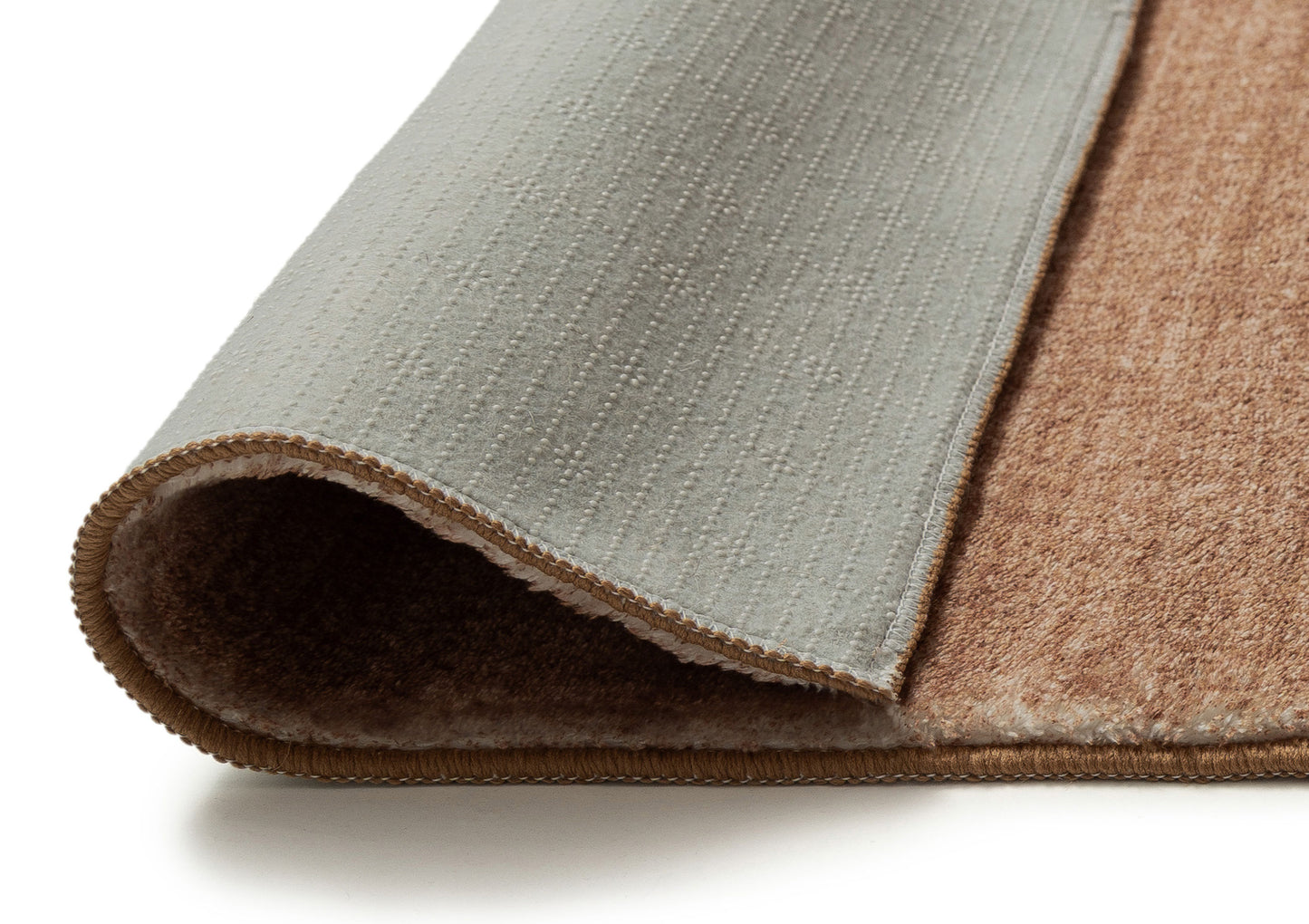 Zoey Brown Minimal Washable Runner Rug