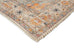 Zola Blue Orange and Yellow Floral Distressed Rug