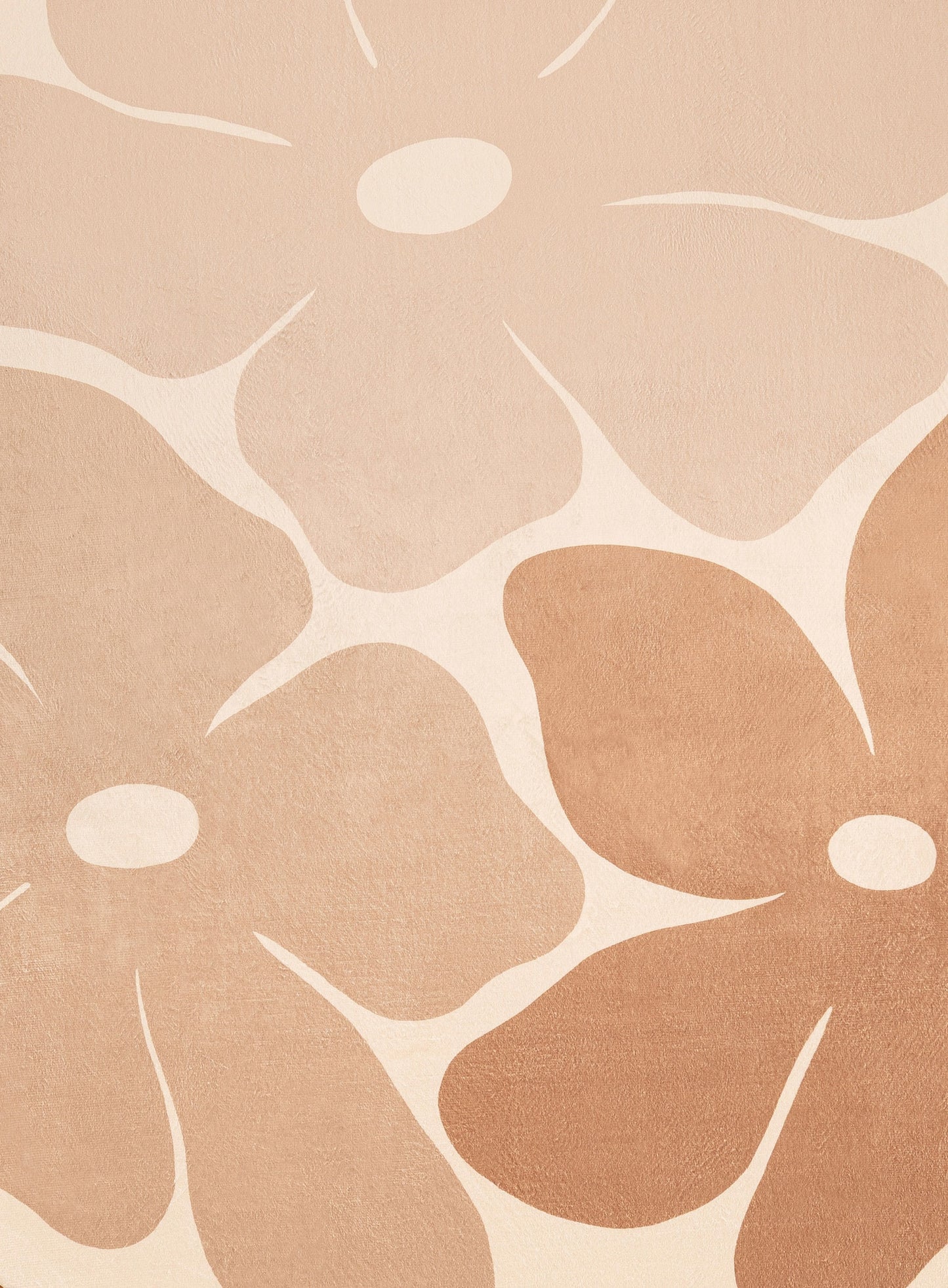 Zuli Peach Flowers Rollie Pollie Round Playmat