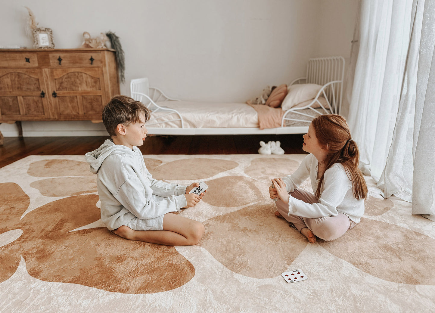 Zuli Peach Flowers Rollie Pollie Playmat